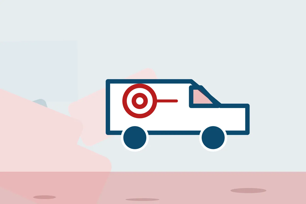 Illustration of a service van